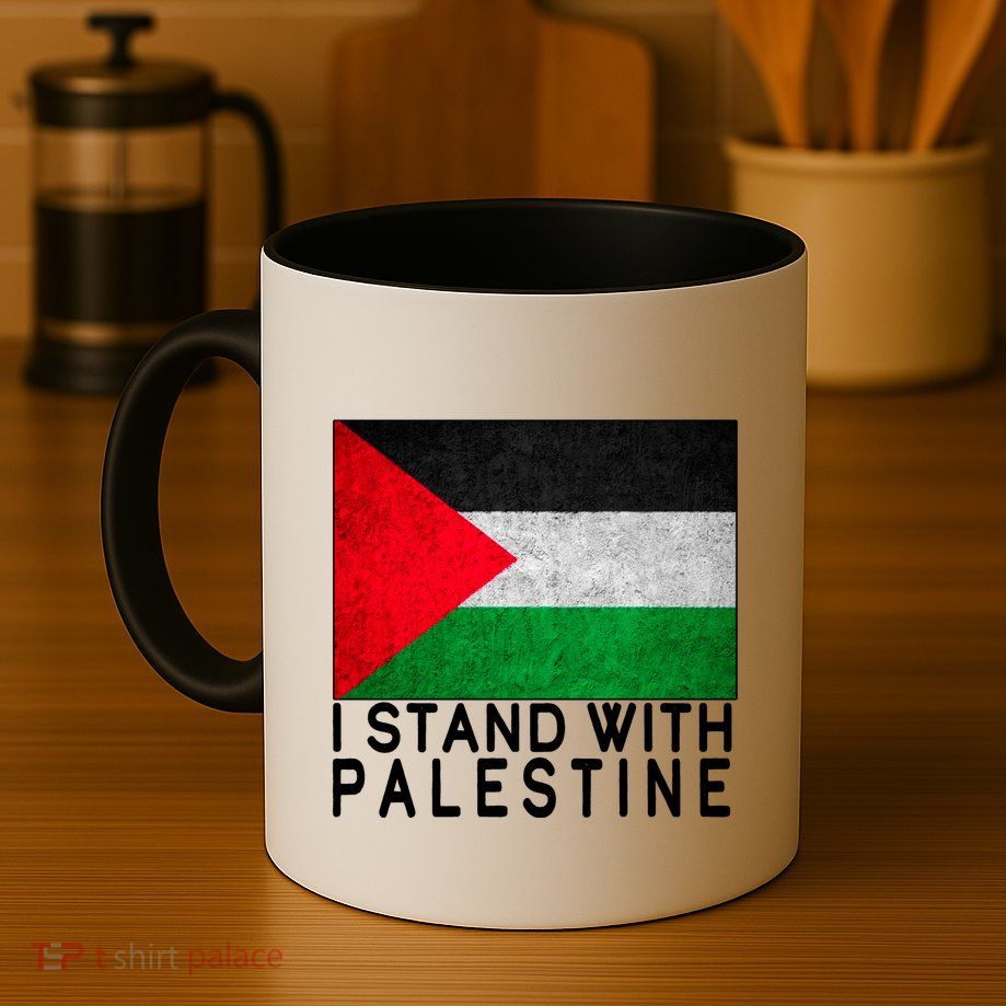 I Stand With Palestine Supporters Free Gaza Jerusalem Mosque Mug