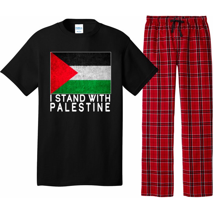 I Stand With Palestine Supporters Free Gaza Jerusalem Mosque Pajama Set