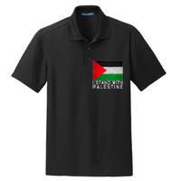 I Stand With Palestine Supporters Free Gaza Jerusalem Mosque Dry Zone Grid Polo