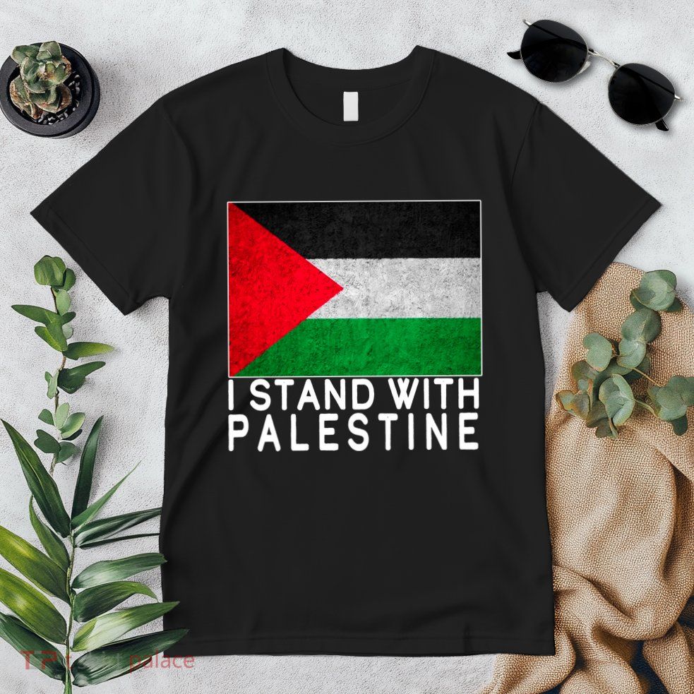 I Stand With Palestine Supporters Free Gaza Jerusalem Mosque Premium T-Shirt