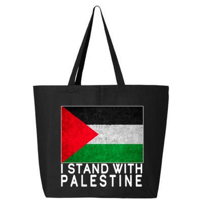 I Stand With Palestine Supporters Free Gaza Jerusalem Mosque 25L Jumbo Tote