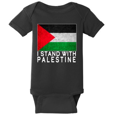 I Stand With Palestine Supporters Free Gaza Jerusalem Mosque Baby Bodysuit