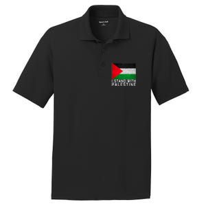 I Stand With Palestine Supporters Free Gaza Jerusalem Mosque PosiCharge RacerMesh Polo