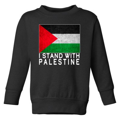 I Stand With Palestine Supporters Free Gaza Jerusalem Mosque Toddler Sweatshirt