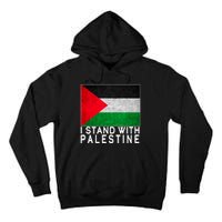 I Stand With Palestine Supporters Free Gaza Jerusalem Mosque Tall Hoodie