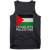 I Stand With Palestine Supporters Free Gaza Jerusalem Mosque Tank Top