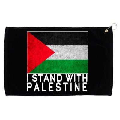 I Stand With Palestine Supporters Free Gaza Jerusalem Mosque Grommeted Golf Towel