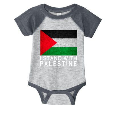 I Stand With Palestine Supporters Free Gaza Jerusalem Mosque Infant Baby Jersey Bodysuit