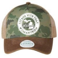 I Stand With That Woman From Michigan Legacy Tie Dye Trucker Hat