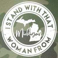 I Stand With That Woman From Michigan Legacy Tie Dye Trucker Hat