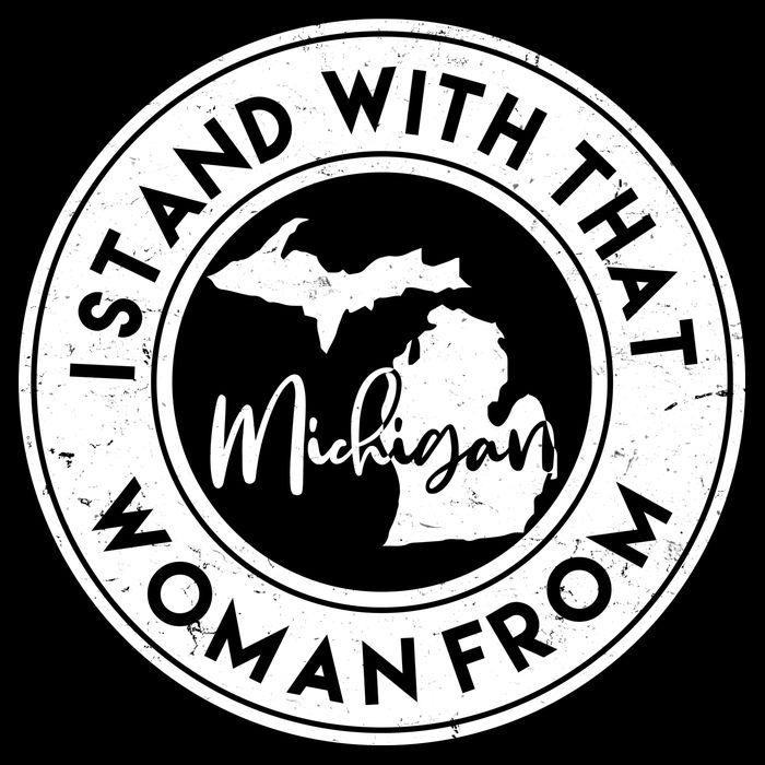 I Stand With That Woman From Michigan City Backpack