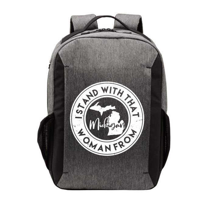 I Stand With That Woman From Michigan Vector Backpack