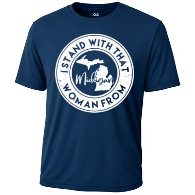 I Stand With That Woman From Michigan Performance Shirt