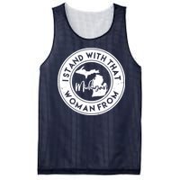 I Stand With That Woman From Michigan Mesh Reversible Basketball Jersey Tank