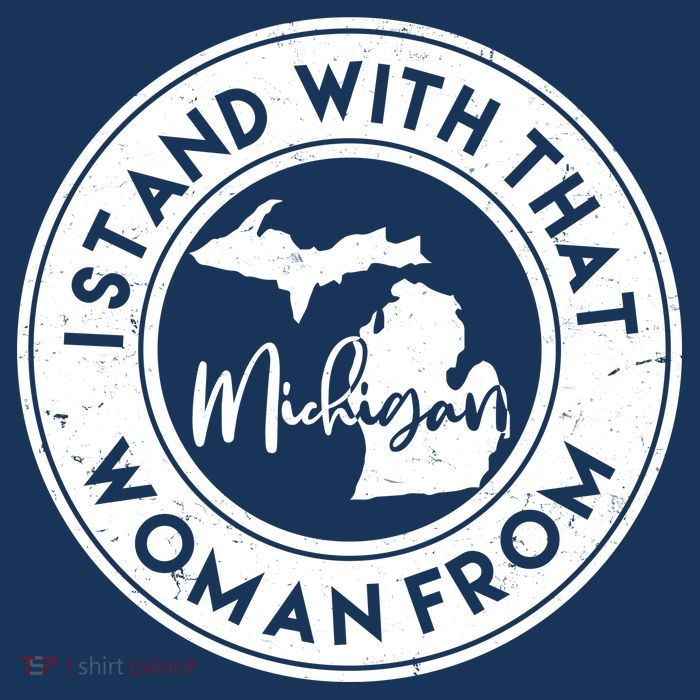 I Stand With That Woman From Michigan Visor