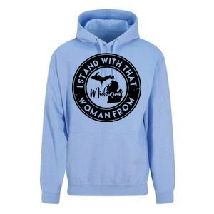 I Stand With That Woman From Michigan Unisex Surf Hoodie