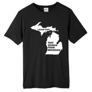 I Stand With That Woman From Michigan Social Justice Tall Fusion ChromaSoft Performance T-Shirt