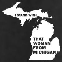I Stand With That Woman From Michigan Social Justice 11oz C Handle Ceramic Mug