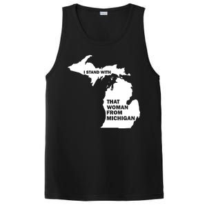 I Stand With That Woman From Michigan Social Justice PosiCharge Competitor Tank