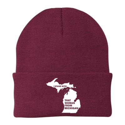 I Stand With That Woman From Michigan Social Justice Beanie