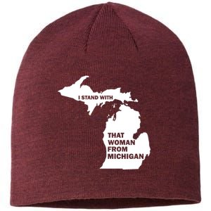 I Stand With That Woman From Michigan Social Justice Sustainable Beanie