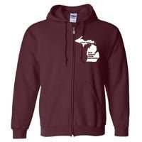 I Stand With That Woman From Michigan Social Justice Full Zip Hoodie