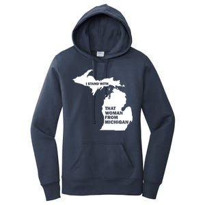 I Stand With That Woman From Michigan Social Justice Women's Pullover Hoodie