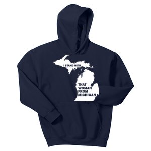 I Stand With That Woman From Michigan Social Justice Kids Hoodie