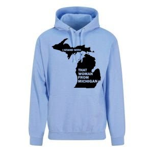 I Stand With That Woman From Michigan Social Justice Unisex Surf Hoodie