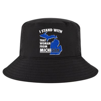 I Stand With That Woman From Michigan Support Cool Comfort Performance Bucket Hat