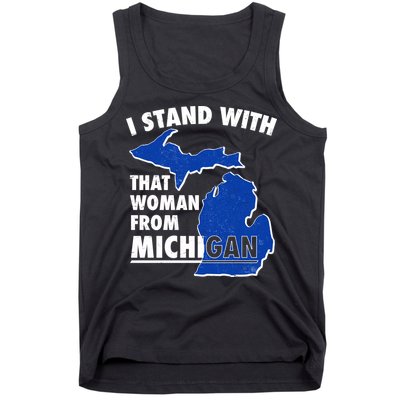 I Stand With That Woman From Michigan Support Tank Top