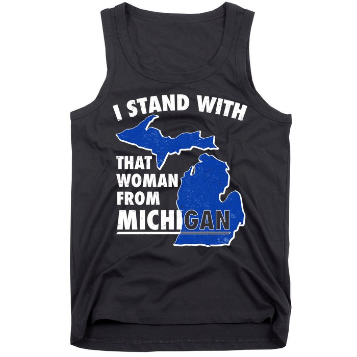 I Stand With That Woman From Michigan Support Tank Top