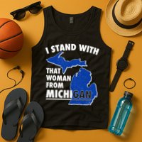 I Stand With That Woman From Michigan Support Tank Top