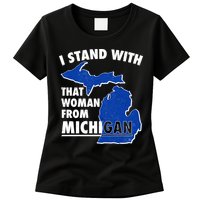 I Stand With That Woman From Michigan Support Womens T-Shirt