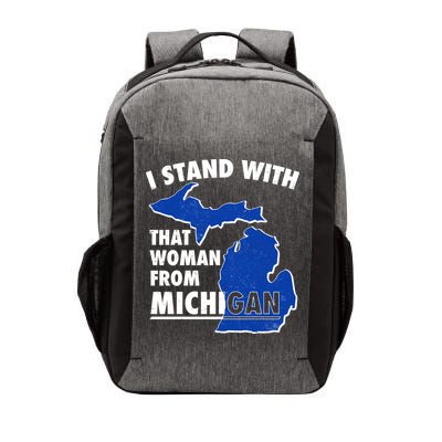 I Stand With That Woman From Michigan Support Vector Backpack
