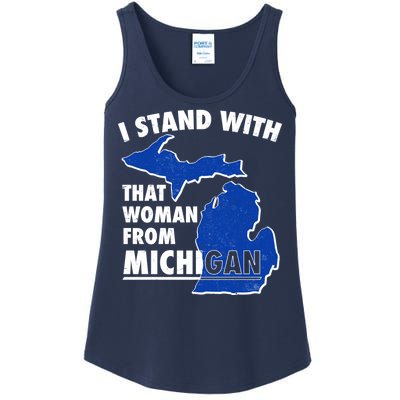 I Stand With That Woman From Michigan Support Ladies Essential Tank