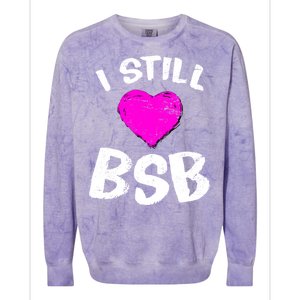 I Still Love BSB Music Band Colorblast Crewneck Sweatshirt