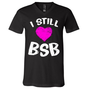 I Still Love BSB Music Band V-Neck T-Shirt