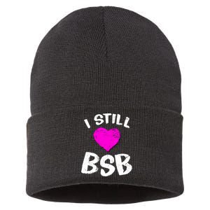 I Still Love BSB Music Band Sustainable Knit Beanie