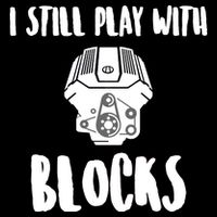 I Still Play With Blocks Ladies PosiCharge Competitor Racerback Tank
