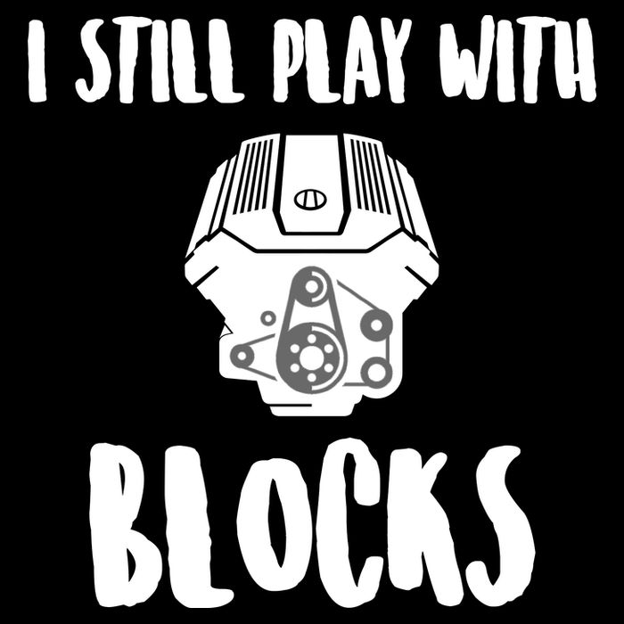 I Still Play With Blocks Cropped Pullover Crew