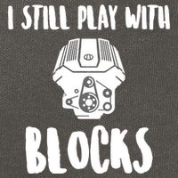 I Still Play With Blocks Cotton Canvas Backpack