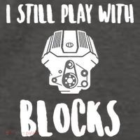 I Still Play With Blocks Vector Backpack