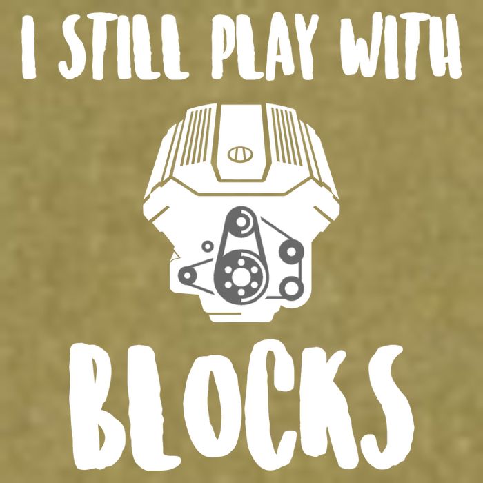 I Still Play With Blocks Garment-Dyed Women's Muscle Tee