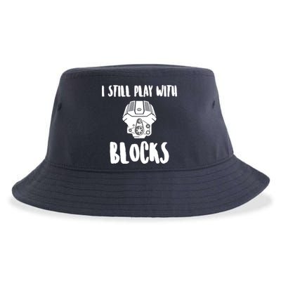 I Still Play With Blocks Sustainable Bucket Hat