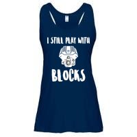 I Still Play With Blocks Ladies Essential Flowy Tank