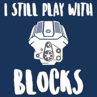 I Still Play With Blocks 16 in Basic Backpack