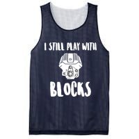 I Still Play With Blocks Mesh Reversible Basketball Jersey Tank