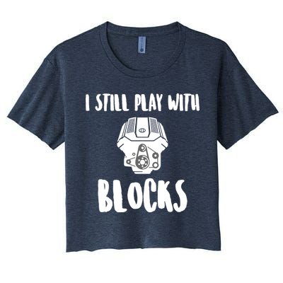 I Still Play With Blocks Crop Top