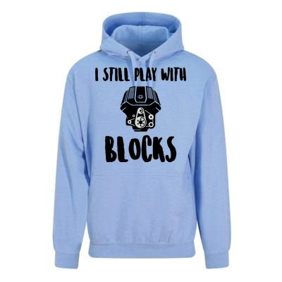 I Still Play With Blocks Unisex Surf Hoodie